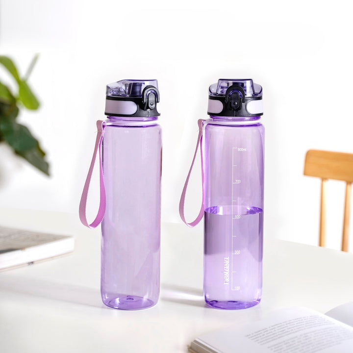 Aqualite Travel Water Bottles Set Of 2 Lavender Blush 1150ml