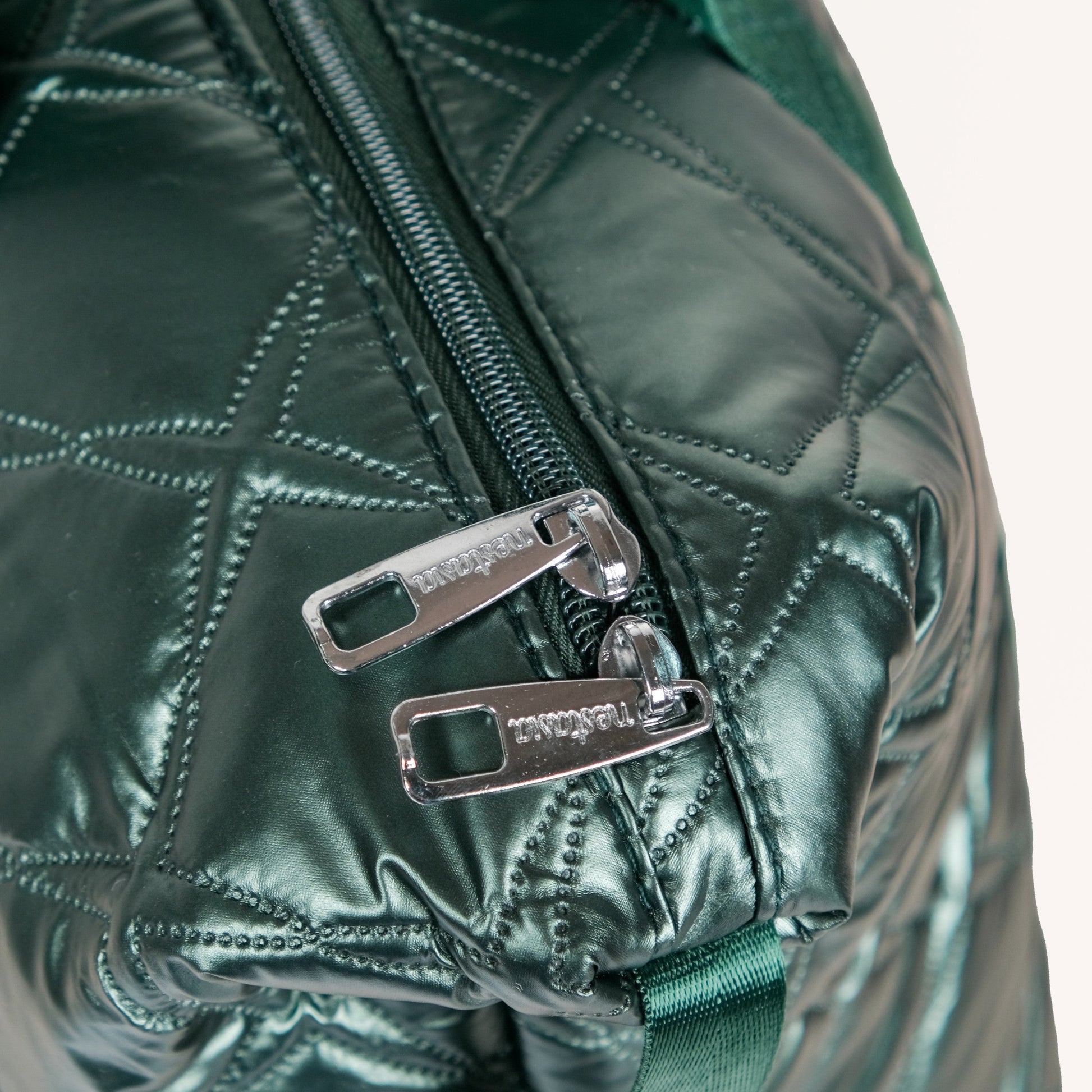 Expandable Movo Travel Bag With Removable Wheels Metallic Green