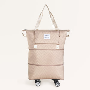 Double Expandable Movo Travel Bag With Detachable Wheels
