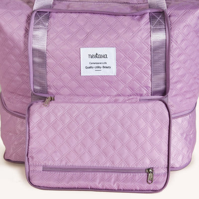 Montara Waterproof Over Night Bag Foldable Expandable Violet