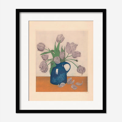 Tulips in a Pitcher Print by Frans Everbag
