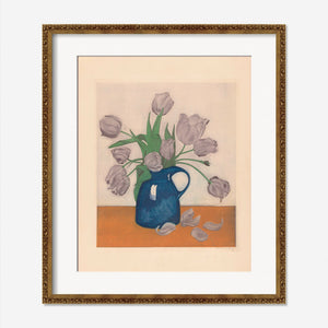 Tulips in a Pitcher Print by Frans Everbag