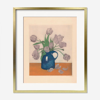Tulips in a Pitcher Print by Frans Everbag