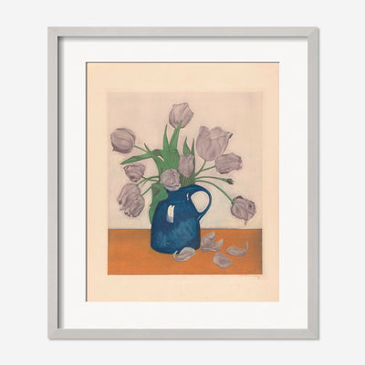 Tulips in a Pitcher Print by Frans Everbag