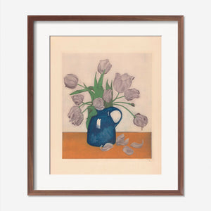 Tulips in a Pitcher Print by Frans Everbag