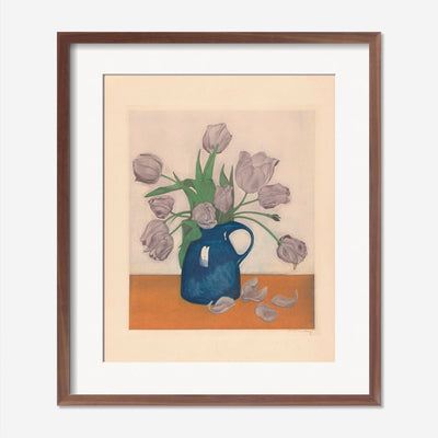 Tulips in a Pitcher Print by Frans Everbag