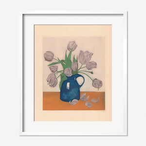 Tulips in a Pitcher Print by Frans Everbag