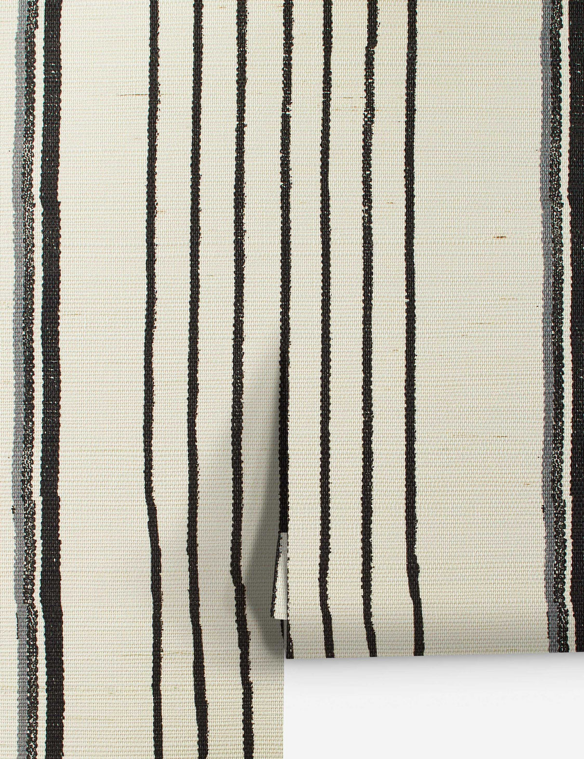 Two Tone Stripe Grasscloth Wallpaper By Nathan Turner