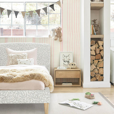 Two Tone Stripe Grasscloth Wallpaper By Nathan Turner