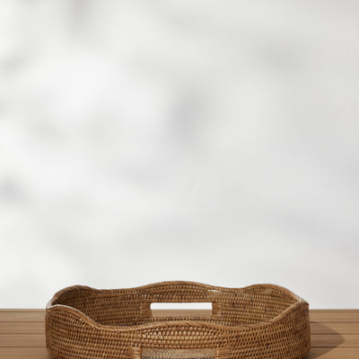 Tyna Rattan Tray