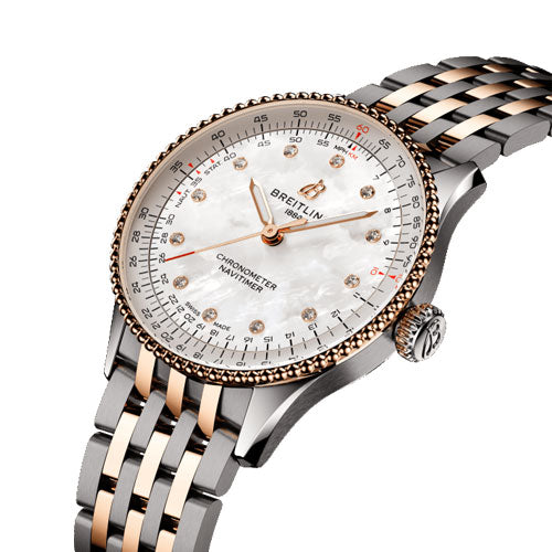 Breitling Navitimer Automatic White Dial Men 36mm