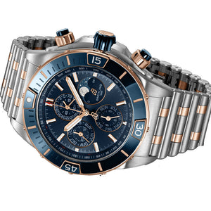 Breitling Super Chronomat Four-Year Calendar Blue Dial Men 44mm