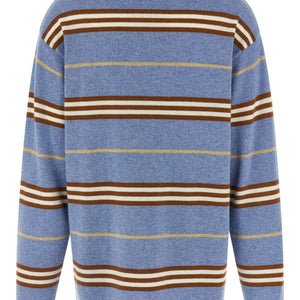 Guest In Residence Striped Rugby Polo Shirt