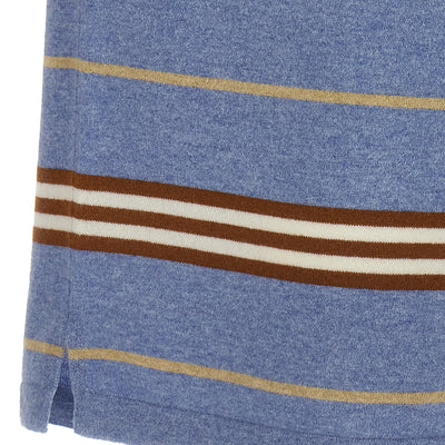 Guest In Residence Striped Rugby Polo Shirt
