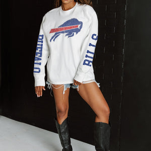 BUFFALO BILLS GAME PLAN OVERSIZED MIDWEIGHT LONG SLEEVE TEE