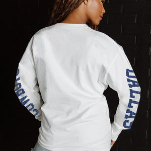 DALLAS COWBOYS GAME PLAN OVERSIZED MIDWEIGHT LONG SLEEVE TEE