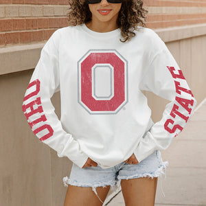 OHIO STATE BUCKEYES GAME PLAN OVERSIZED LONG SLEEVE TEE