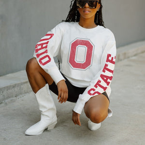 OHIO STATE BUCKEYES GAME PLAN OVERSIZED LONG SLEEVE TEE