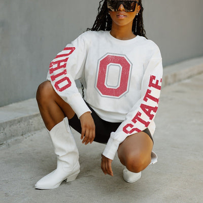 OHIO STATE BUCKEYES GAME PLAN OVERSIZED LONG SLEEVE TEE