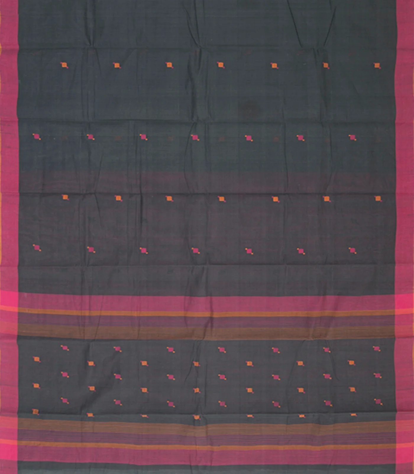 Grey Handwoven Uppada Cotton Saree
