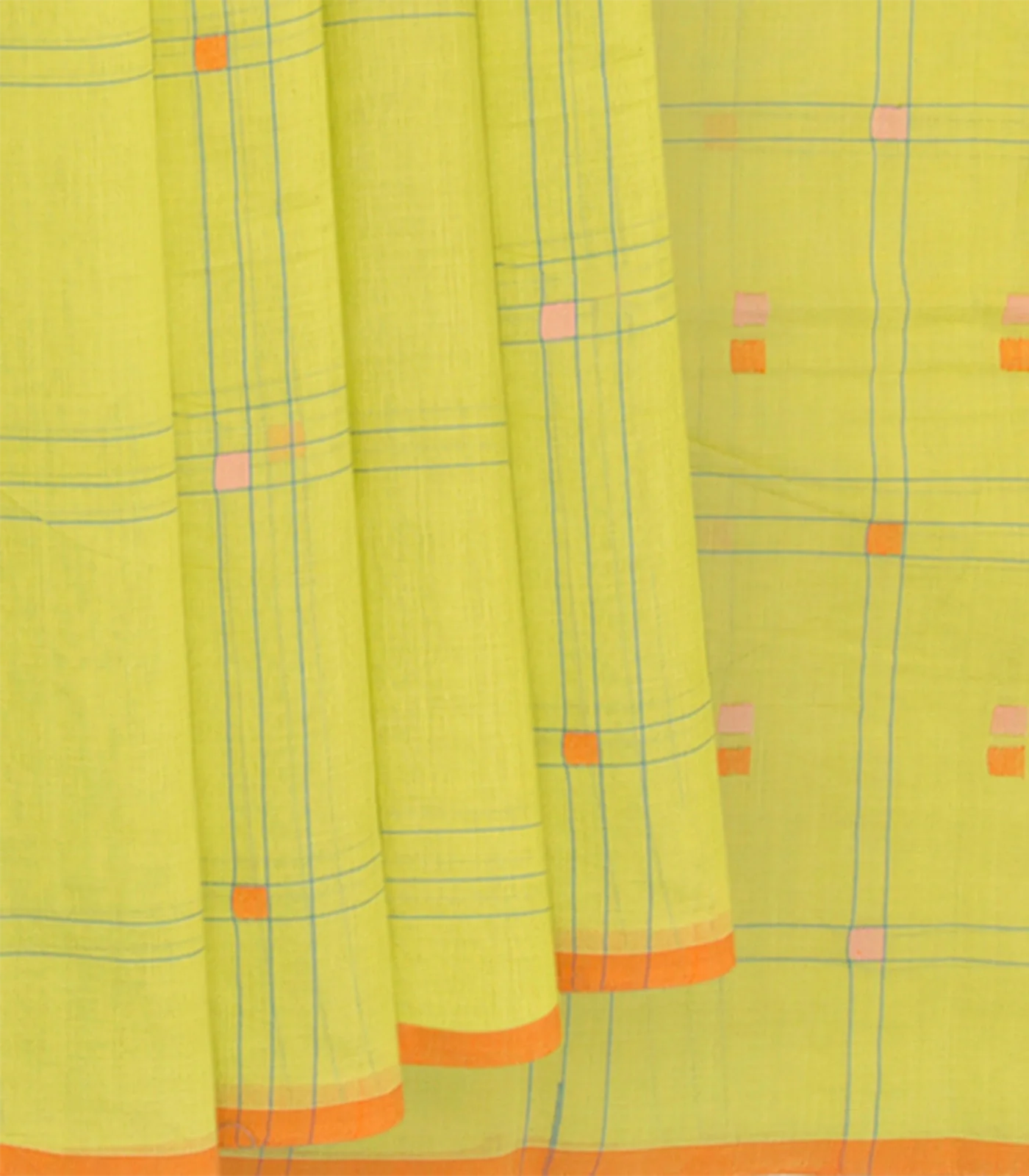 Green Handwoven Uppada Cotton Saree