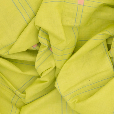 Green Handwoven Uppada Cotton Saree