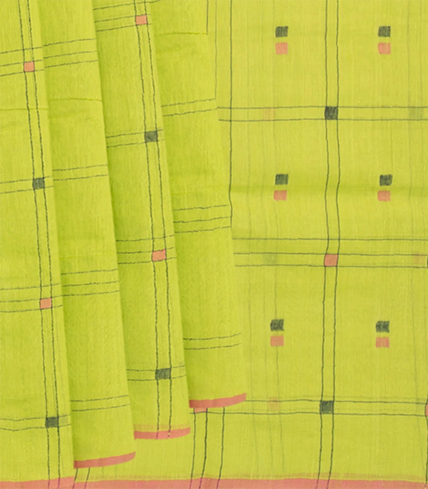 Light Green Handwoven Uppada CottonSaree