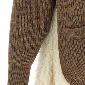 Undercover Two-material Cardigan