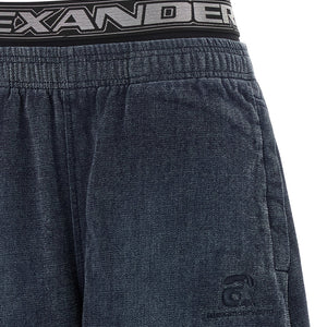 Alexander Wang Denim Pants With Elastic Waistband