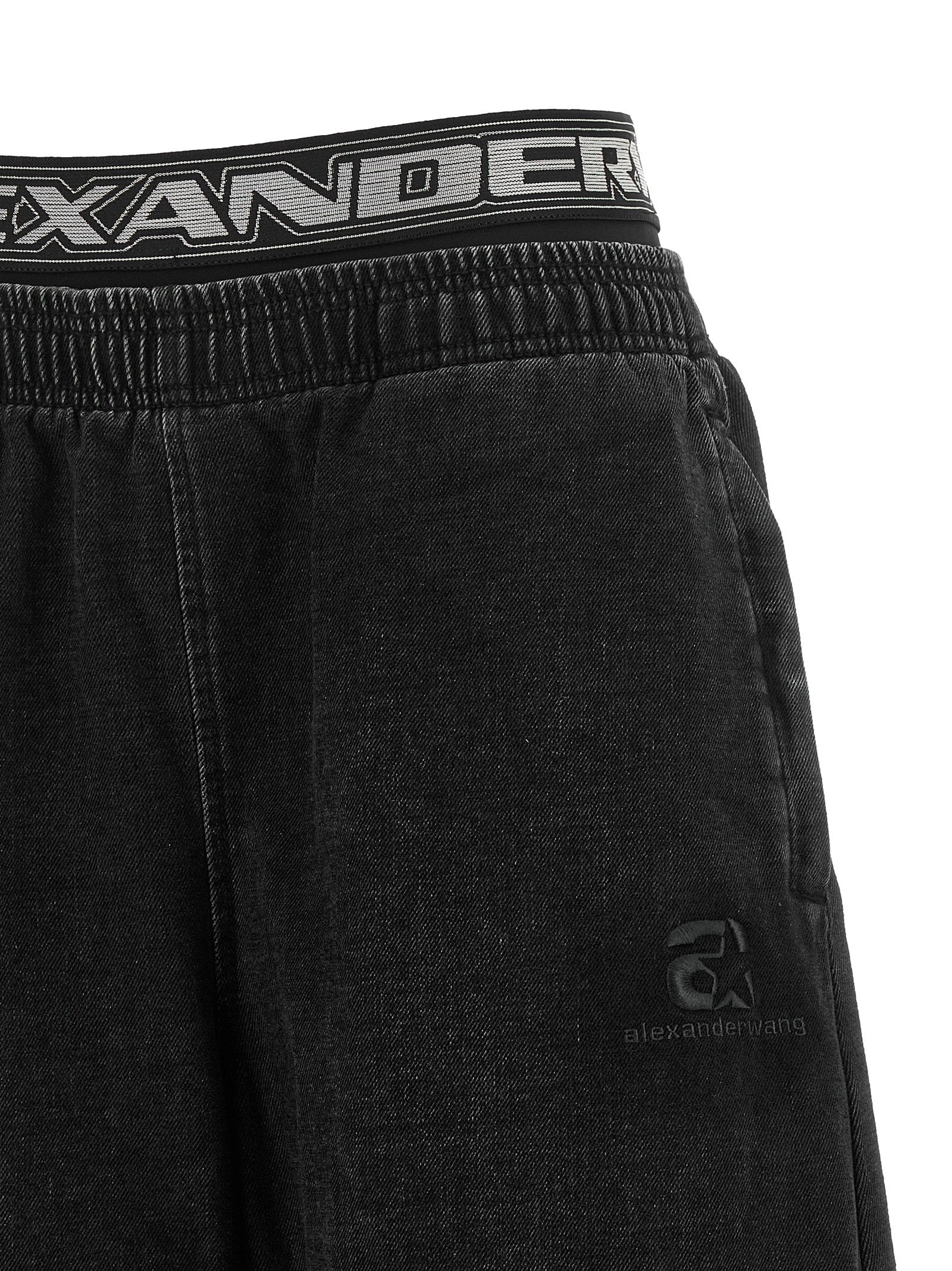 Alexander Wang Denim Pants With Elastic