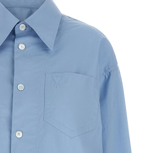 Ami Paris Ami De Coeur Shirt Dress
