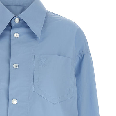 Ami Paris Ami De Coeur Shirt Dress