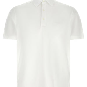 Zegna Piqué Cotton Polo Shirt