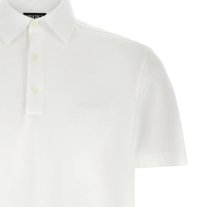 Zegna Piqué Cotton Polo Shirt