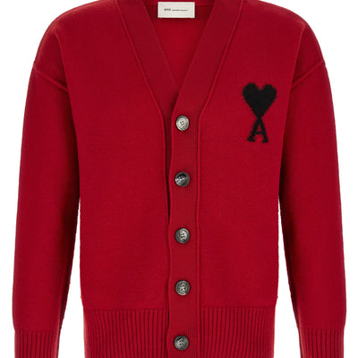Ami Paris Ami De Coeur Cardigan