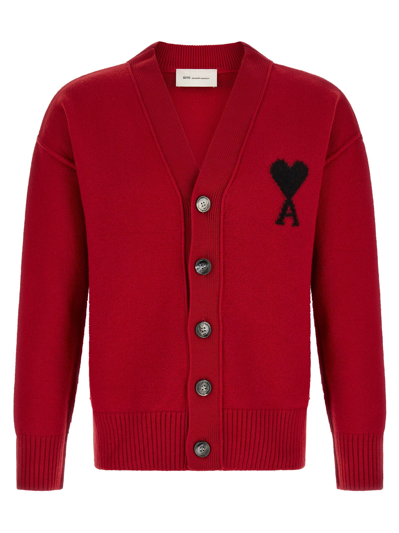 Ami Paris Ami De Coeur Cardigan