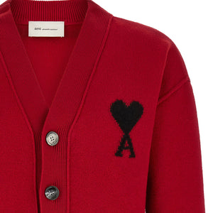 Ami Paris Ami De Coeur Cardigan
