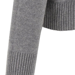 Ami Paris Puff Logo Patch Sweater