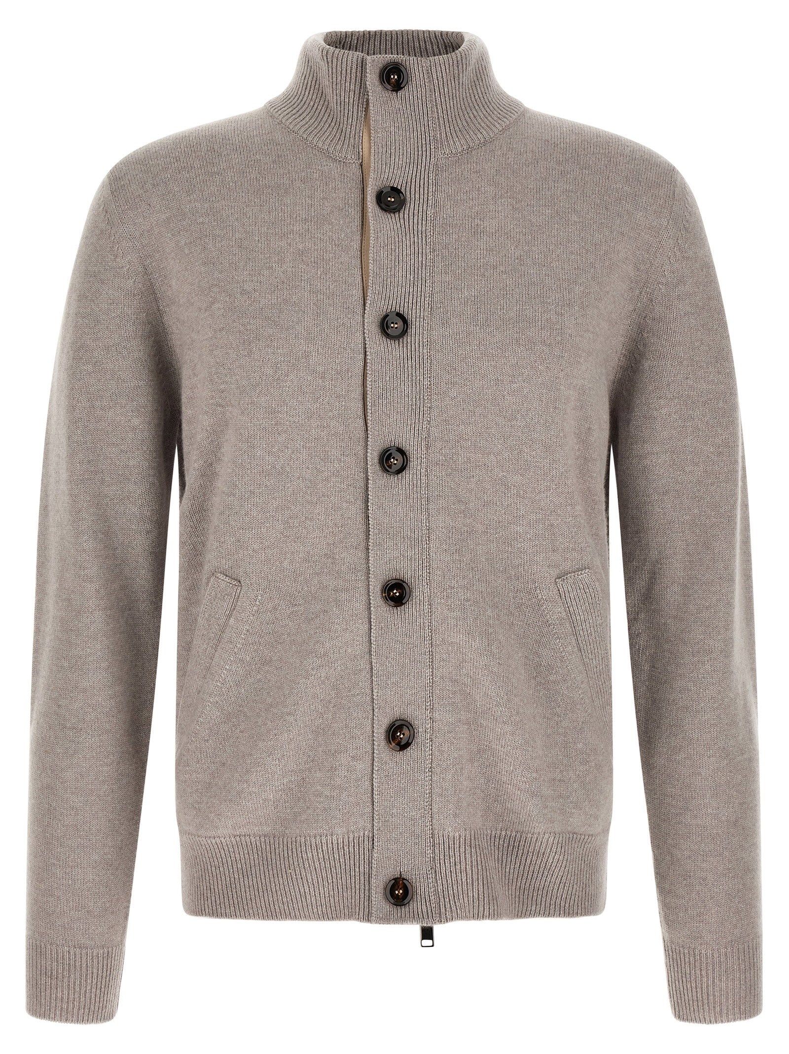 Brioni Cardigan With Price List Collar