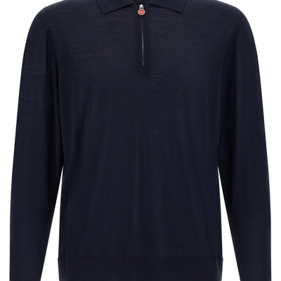 Kiton Wool Polo Shirt 14 Microns