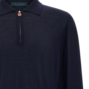 Kiton Wool Polo Shirt 14 Microns