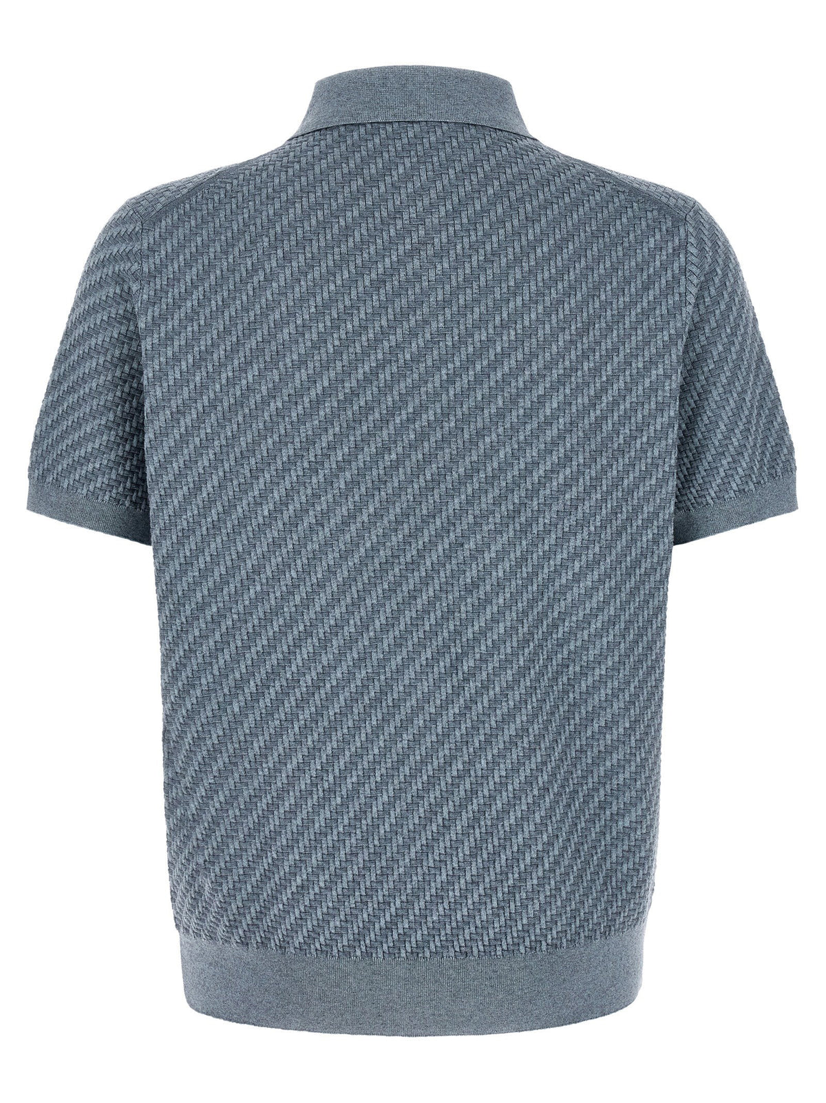 Brioni Trama Weaving Polo