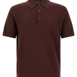 Brioni Trama Weaving Polo