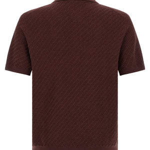 Brioni Trama Weaving Polo