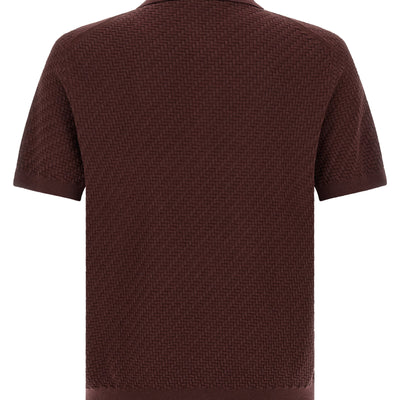 Brioni Trama Weaving Polo