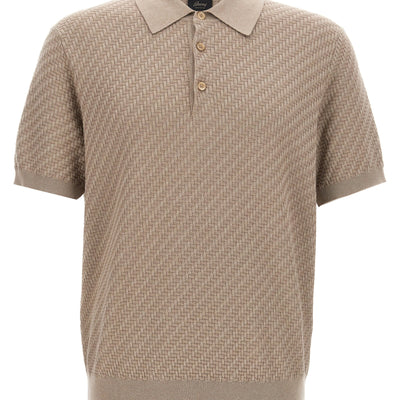 Brioni Knitted Polo Shirt