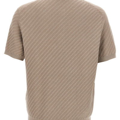 Brioni Knitted Polo Shirt