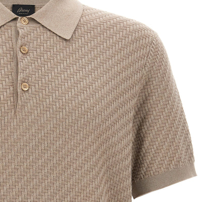 Brioni Knitted Polo Shirt