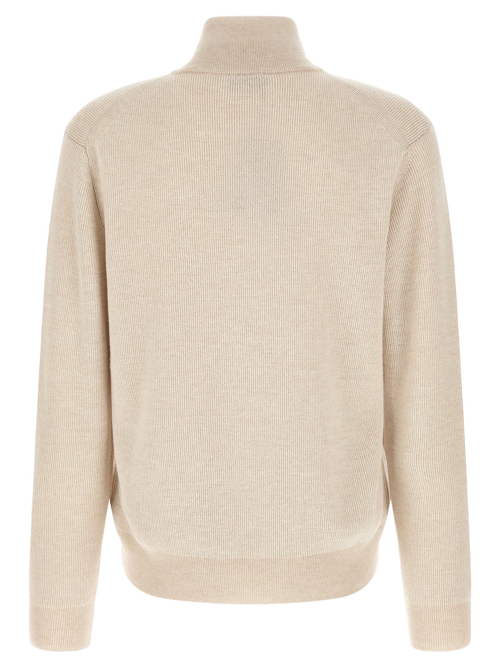 Brioni High Neck Sweater With Zip