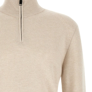 Brioni High Neck Sweater With Zip
